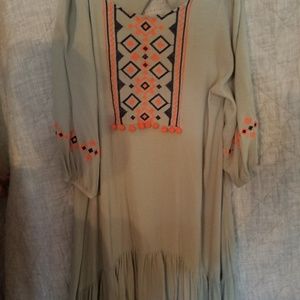 Mint green tunic/ dress